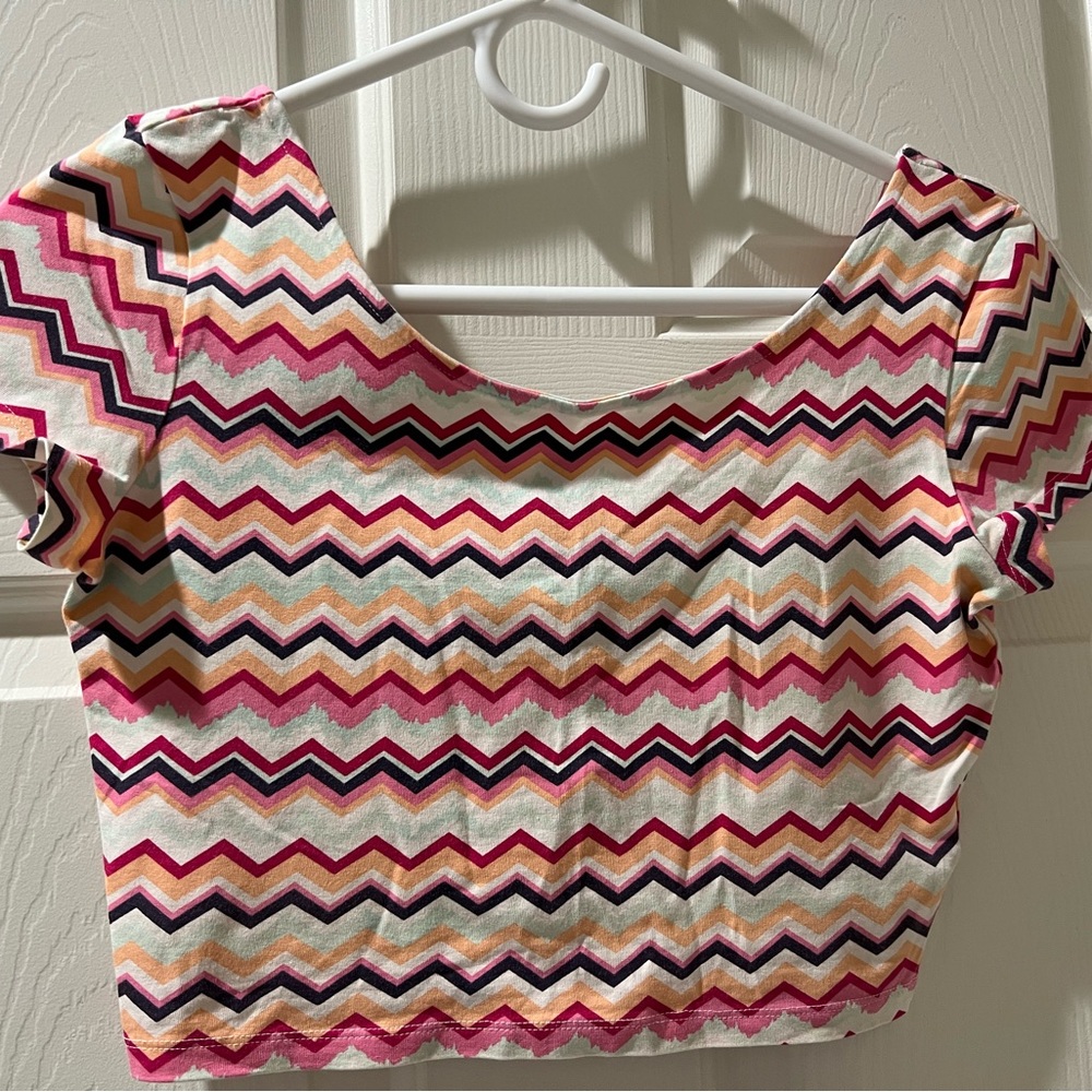 Crop colorful top